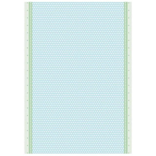 Papier de riz A4 conditionné - texture DayDream bleue