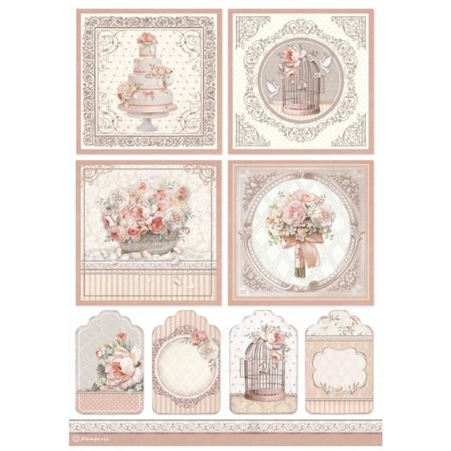 Papier de riz A4 en paquet - cartes You and me