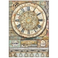 Papier de riz A4 en paquet - Sir Vagabond Aviator, horloge