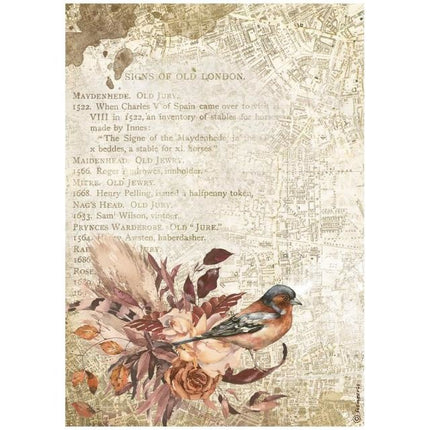 Papier de riz A4 en paquet - Our way bird