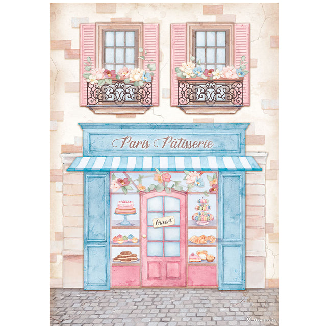 Papier de riz A4 conditionné - Create Happiness Oh là là pâtisserie