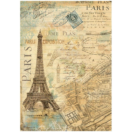 Papier de riz A4 emballé - Autour du monde Paris