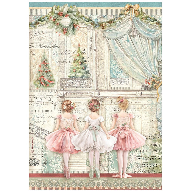 Lot de papier de riz A4 - Casse-Noisette, ballet