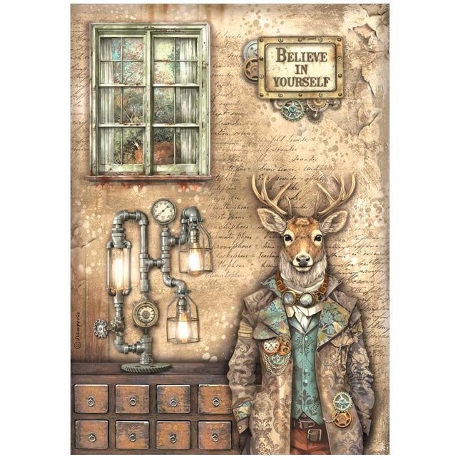 Papier de riz A4 en paquet - Alterego cerf