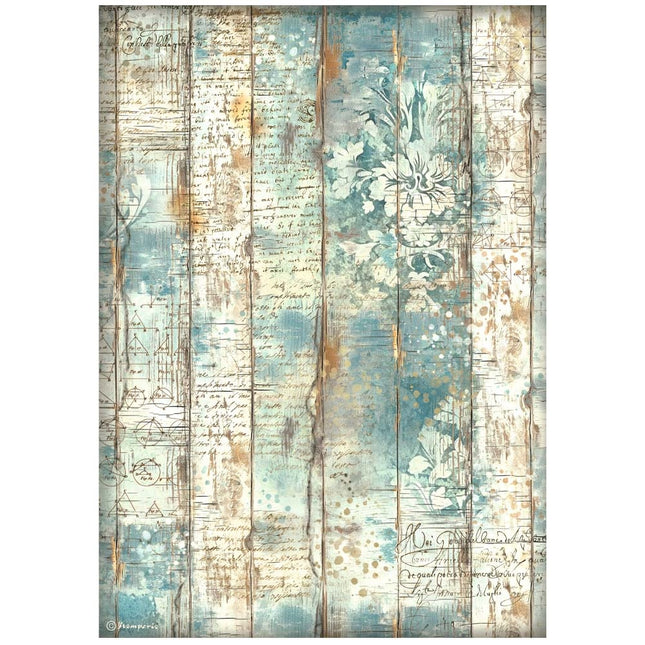 Papier de riz A4 en paquet - Alterego fond en bois