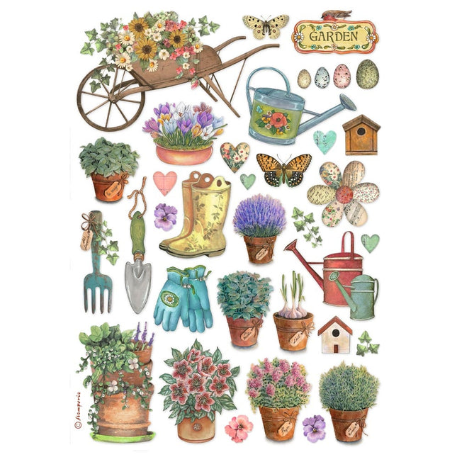 Papier de riz au format A4 - Outils de jardinage