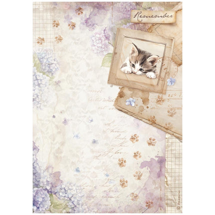 Sélection de 6 papiers de riz A4 - Quiet Days