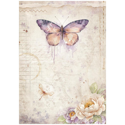 Sélection de 6 papiers de riz A4 - Quiet Days