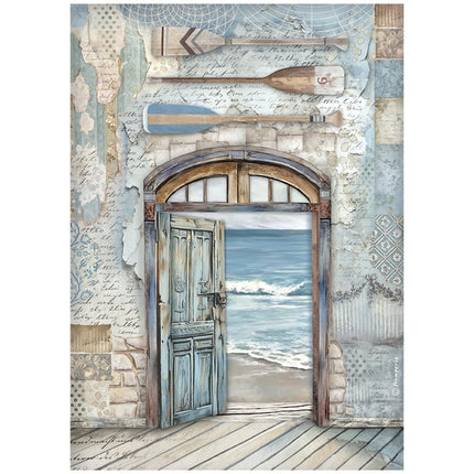 Sélection de 6 papiers de riz A4 - Silent Sea