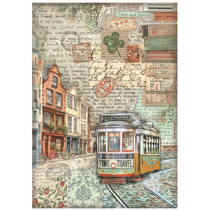 Sélection de 6 papiers de riz A4 - Art of Travelling