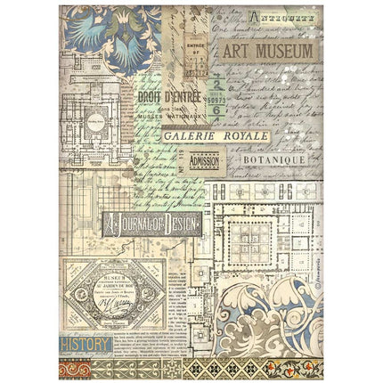 Sélection de 6 papiers de riz A4 - Art of Travelling