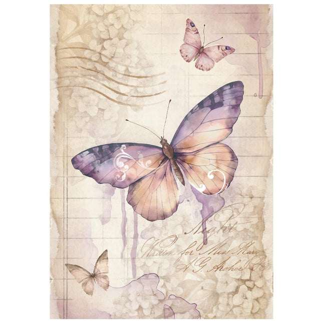 Mini-papier de riz A6, 8 feuilles  Quiet Days