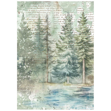 Mini papier de riz A6 8 feuilles  Herbarium Silvae