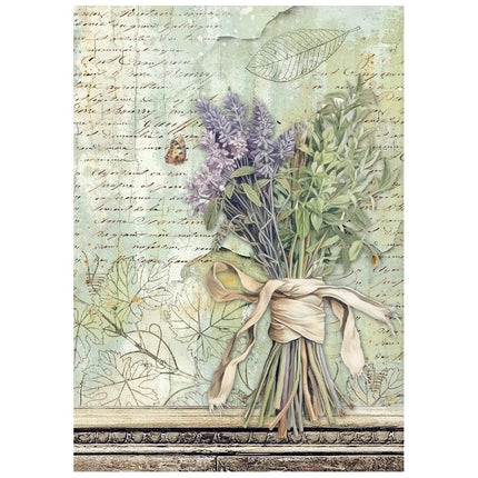 Mini papier de riz A6 8 feuilles  Herbarium Silvae
