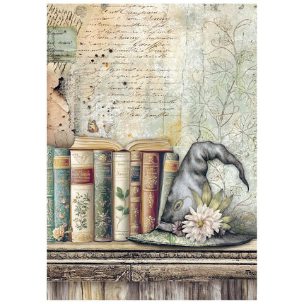Mini papier de riz A6 8 feuilles  Herbarium Silvae