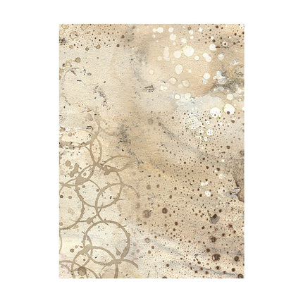 Sélection de 8 fonds en papier de riz A6 - Coffee and Chocolate