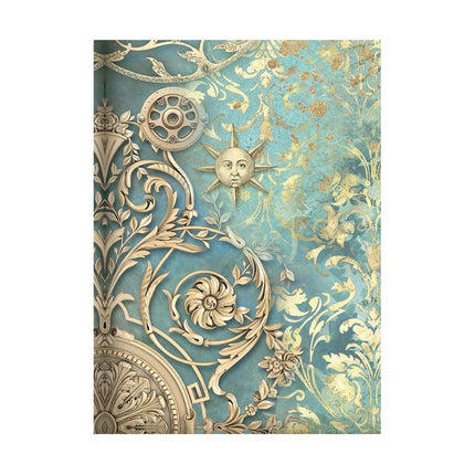 Sélection de 8 papiers de riz A6 à motifs de fond - Sir Vagabond dans un monde fantastique