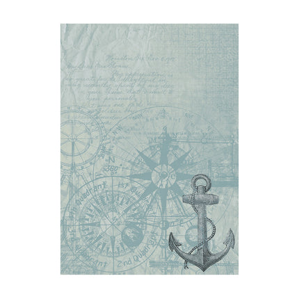 Sélection de 8 fonds en papier de riz A6 - Sea Land