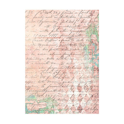 Sélection de 8 papiers de riz A6 avec motifs de fond - Wonderland