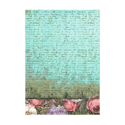 Sélection de 8 papiers de riz A6 avec motifs de fond - Wonderland