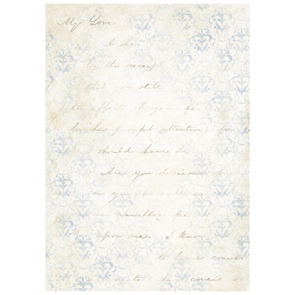 Lot de 8 fonds en papier de riz A6 - Intemporels