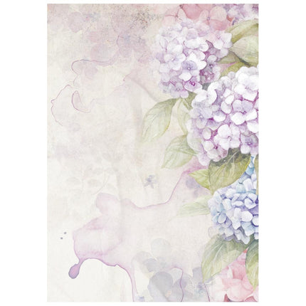 Sélection de 8 papiers de riz A6 pour fonds - Quiet Days
