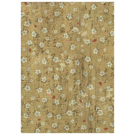 Sélection de 8 papiers de riz imprimés A6 à motifs de fond pour loisirs créatifs - Oriental Garden