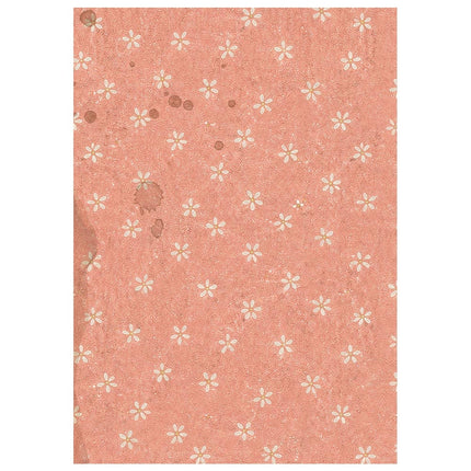 Sélection de 8 papiers de riz imprimés A6 pour loisirs créatifs - Cozy Family