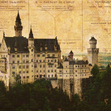 European Castle Rice Paper A3