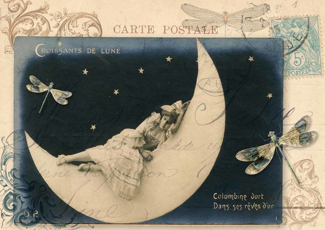 Dame sur la lune A3