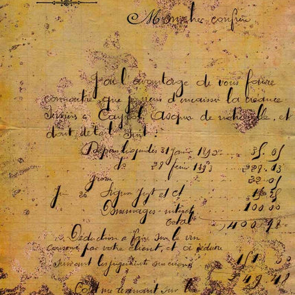 Ancienne lettre française A4