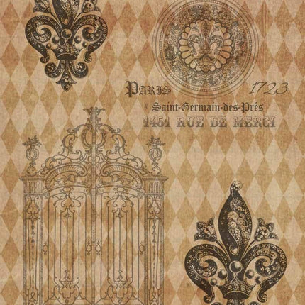 Hôtel arlequin fleur de lys A4