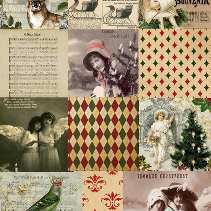 Carrés de Noël A4