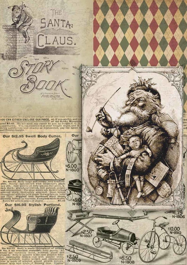 Livre d’histoires du Père Noël A4