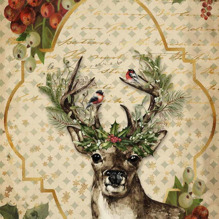 Renne de Noël A4