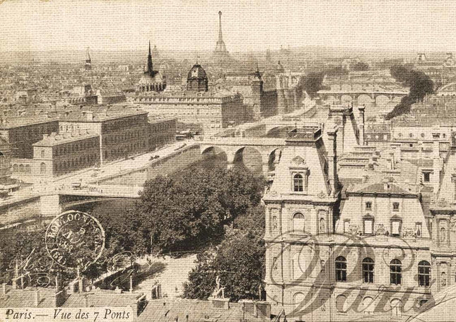 Paysage parisien A4