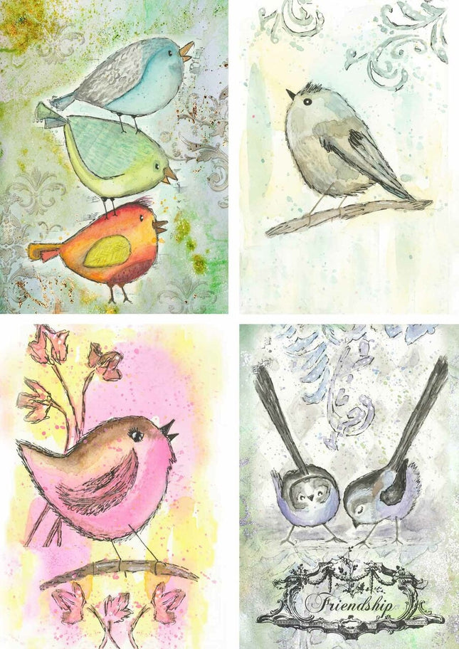 Old to Ooh La La - Petits oiseaux adorables A4