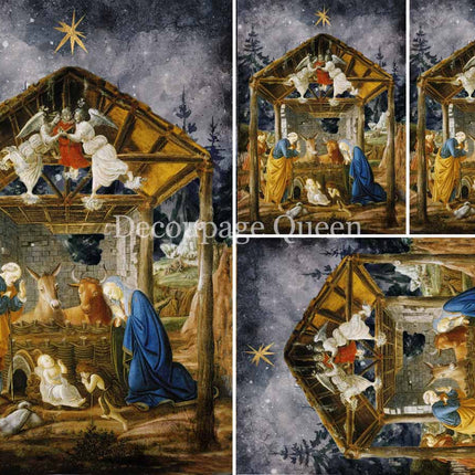 Nativité de Botticelli Mini A4