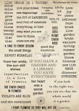Ellen J Goods - Mots du jardin A4