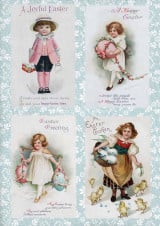Decoupage Queen Enfants de Pâques A4