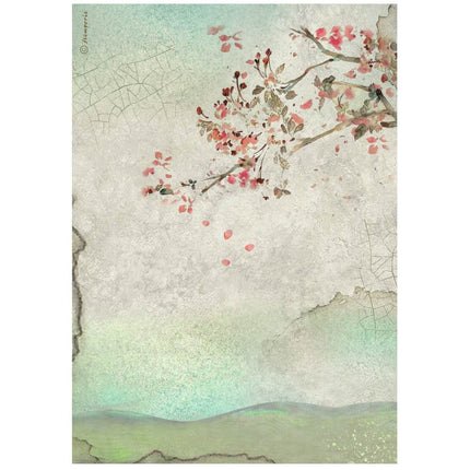 Papier de riz A4 en paquet - branche House of Roses