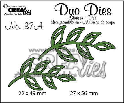 Crealies Duo Dies n° 37 petites feuilles 5