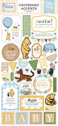 Motifs en chipboard Winnie l'ourson bébé