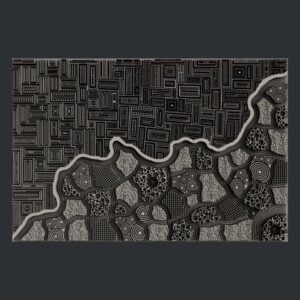 Moule Zuri - Plaque de texture égyptienne 3