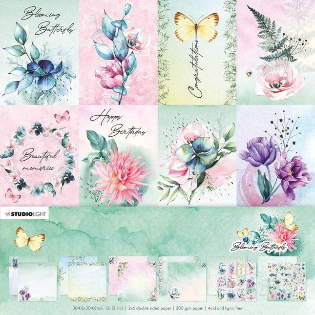 Studio Light • Kit de papier brouillon Blooming Butterfly