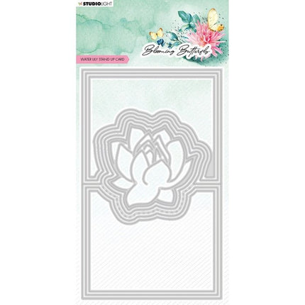 Studio Light • Matrices de découpe Blooming Butterfly Water Lily Card