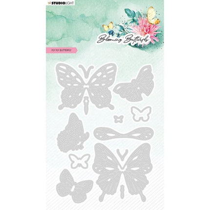 Studio Light • Matrices de découpe Blooming Butterfly Fly Fly Butterfly