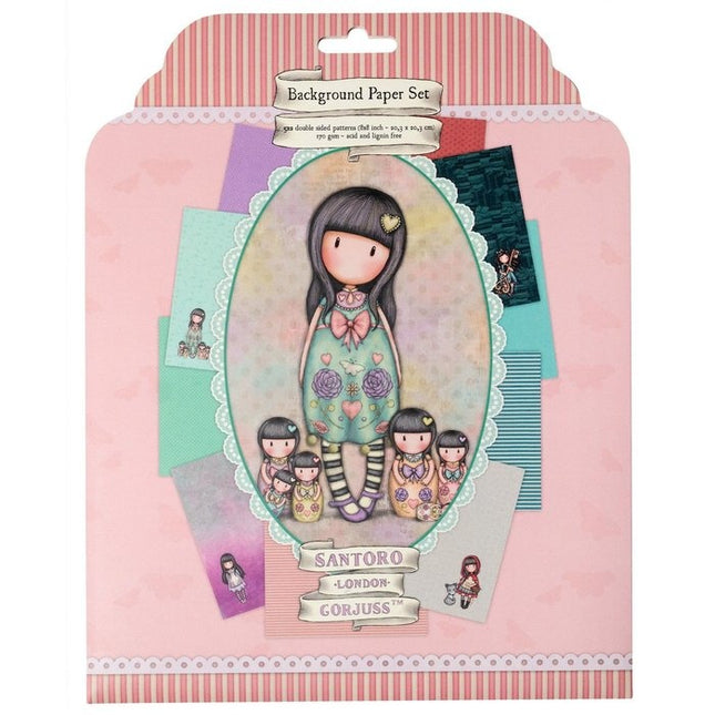 Set de papier Gorjuss 5x2 motifs recto verso