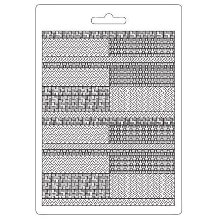 Moule souple A5 - Motif textile Bauhaus