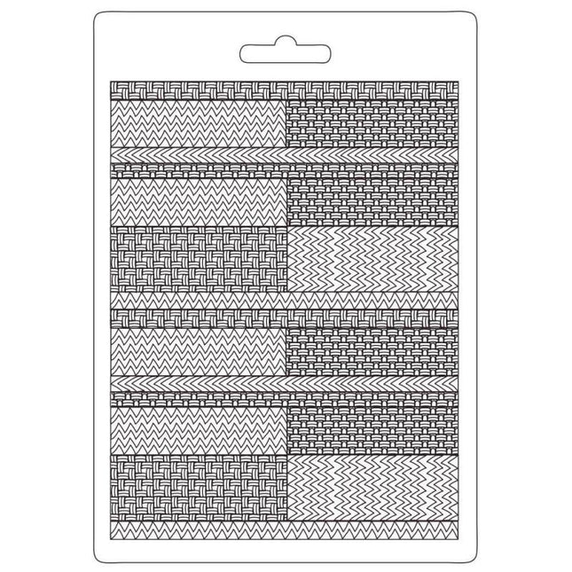 Moule souple A5 - Motif textile Bauhaus